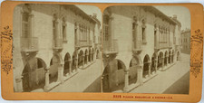 J.A, Stéréo, Italie, palazzo Mascarello à Vicence Vintage stereo card,  Tirage comprar usado  Enviando para Brazil