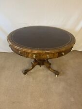 Victorian walnut drum for sale  NORTHAMPTON