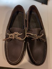 Mocassim Sperry Top Sider Masculino 13W Couro Marrom Laços Sapato Barco Autêntico 2 Olhos  comprar usado  Enviando para Brazil