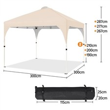 Pop gazebo 3x3m for sale  IPSWICH