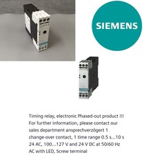 SIEMENS ON DELAY TIME RELÉ/TEMPORIZADOR/TIMING RELAY 3RP1511-1AQ30 24V AC/DC 100-127AC comprar usado  Enviando para Brazil