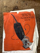 Instruction manual hoover for sale  POULTON-LE-FYLDE
