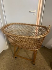 Rattan baby wiege gebraucht kaufen  Rehau