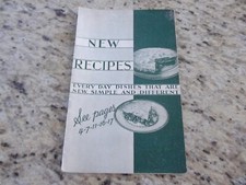 Vintage new recipes for sale  Kenosha