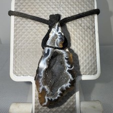 Crystal geode necklace. for sale  Elkin