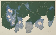 Grenache linogravure signée d'occasion Grenache linogravure signée d'occasion  Artigues-près-Bordeaux