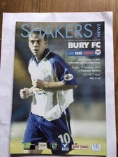 Bury tranmere rovers. for sale  DISS