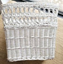 Vintage white wicker for sale  Mobile