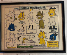 Affiche tintin planche d'occasion  Sainte-Maxime
