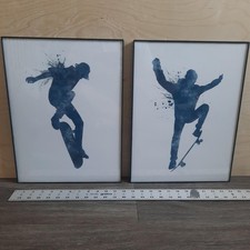 Pair skateboarder watercolor for sale  Maricopa