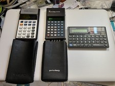 Lot calculatrices vintage d'occasion  Ribécourt-Dreslincourt
