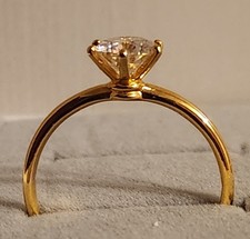 Bague solitaire carats d'occasion  Le Mans
