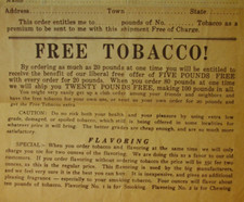 Tabaco Tennessee 1912 publicidade mastigar e fumar CHESTER SINGLETON comprar usado  Enviando para Brazil