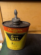 Óleo de pistola vintage com topo de chumbo 445 publicidade oval estanho lubrificante , usado comprar usado  Enviando para Brazil
