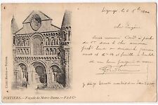 Cpa poitiers façade d'occasion  Gennevilliers