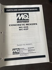 Multiquip whiteman concrete for sale  Keno