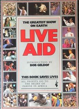 Live aid book for sale  UK