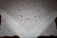 Schöne mitteldecke weißstick gebraucht kaufen  Schneeberg