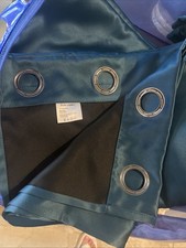 2 teal silver curtains for sale  Denham Springs