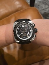 Relógio masculino Elini Barokas Commander prata e preto comprar usado  Enviando para Brazil