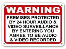 Warning premises audio for sale  Brooklyn