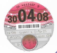 Collectable car tax for sale  LEICESTER
