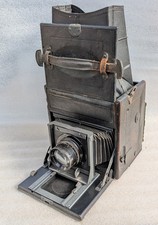 Câmera Graflex compacta antiga 1915 placa filme 31/4 x 51/2, lente Carl Zeiss Tessar comprar usado Câmera Graflex compacta antiga 1915 placa filme 31/4 x 51/2, lente Carl Zeiss Tessar comprar usado  Enviando para Brazil