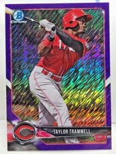 Taylor Trammell 2018 Bowman Chrome Prospect Viola Shimmer Rifrattore/655 - Reds comprar usado  Enviando para Brazil