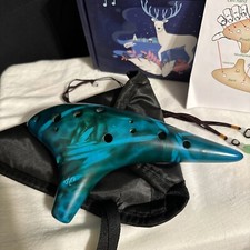 Ocarina 12 furos, Alto C alta qualidade Ocarina clássico flauta instrumento musical comprar usado  Enviando para Brazil