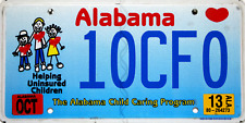 Alabama Child Caring Programa Original Matrícula Ee.uu. Placa de Licencia 10CFO comprar usado  Enviando para Brazil