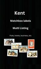 Matchbox label kent for sale  EASTBOURNE