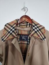 LINDO Trench Coat Feminino BURBERRY Bege Clássico 12/14 RARO Forro e Gola comprar usado  Enviando para Brazil