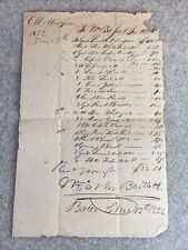 1832 document receipt for sale  Circleville