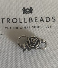 Trollbeads chiusura rosa usato  Italia