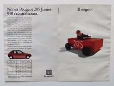 Pubblicita peugeot 205 usato  Ferrara