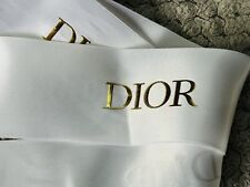 Fita de cetim branca em relevo DIOR 2,30m de comprimento, usado comprar usado  Enviando para Brazil