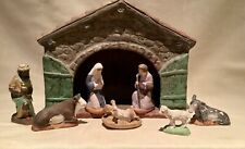 Vintage ceramic crèche for sale  WATLINGTON