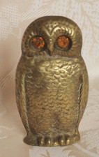 Antique brass owl for sale  NORTHAMPTON