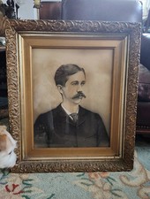 Vintage charcoal drawing for sale  Daytona Beach