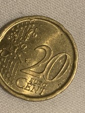 Usado, Moeda rara de 20 centavos de euro 2001 com erro de cunhagem comprar usado Usado, Moeda rara de 20 centavos de euro 2001 com erro de cunhagem comprar usado  Enviando para Brazil