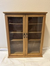 Oak wood curio for sale  USA