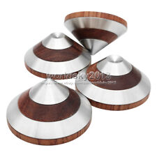 3x 46mm Rosewood + Altavoz inoxidable Shock Spike Stand Isolation Feet + Base Pad segunda mano  Embacar hacia Mexico