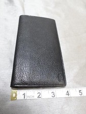 Usado, Carteira longa dobrável Polo Ralph Lauren couro preto comprar usado  Enviando para Brazil