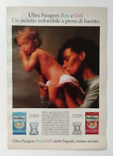 Pubblicita pampers boy usato  Ferrara