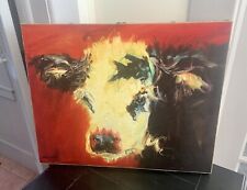 Cow painting art for sale  Eureka Springs