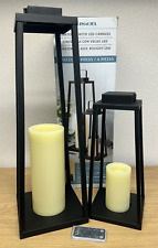 Metal lanterns led for sale  BISHOP'S STORTFORD