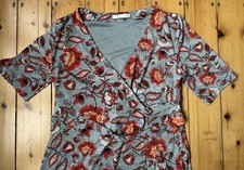 Schönes wickelkleid grau gebraucht kaufen  Berlin