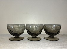 Conjunto de três xícaras de sobremesa Seneca Morgantown madeira flutuante sherbet fumaça década de 1970 comprar usado  Enviando para Brazil