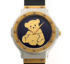 Relógio feminino Hublot Classic Bear SS/YG mostrador azul dois tons quartzo - 1391.2 - comprar usado  Enviando para Brazil
