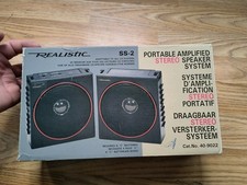 Realistic portable speakers for sale  MEXBOROUGH
